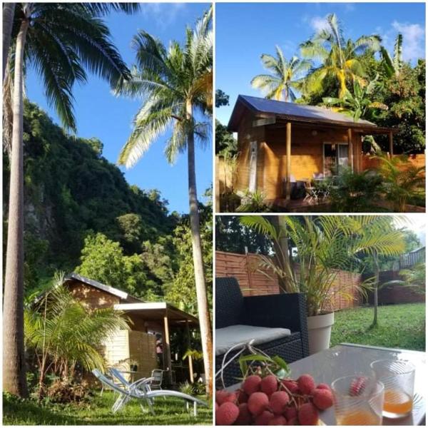Bunga-lodge VANILLE, Reservar Casa de férias Hotéis em Saint-Benoit com pequeno-almoço, Café da manhã