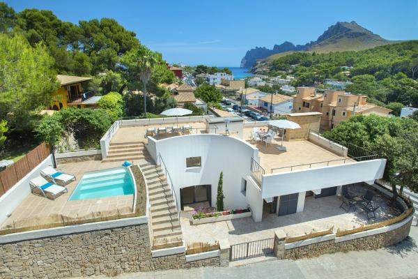Owl Booking Villa Estrella de Mar -5 Min Walk to the Beach, Reservar Vila Hotéis em Maiorca com Piscina, Piscina