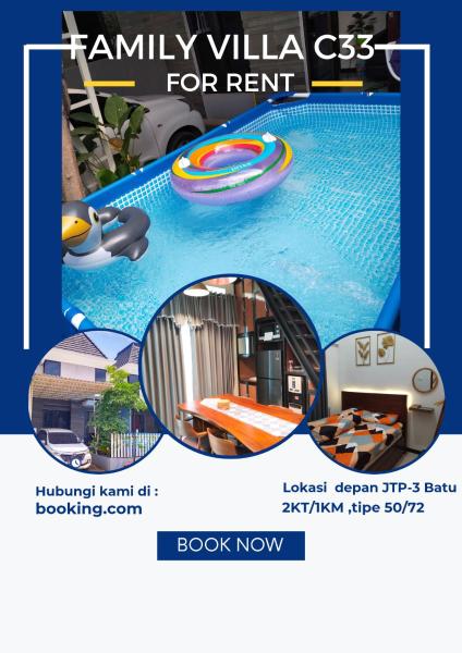 Family Villa Syariah C-33 with minipool, Reservar Vila Hotéis em Batu com pequeno-almoço, Café da manhã