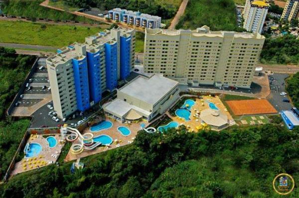 HOTEL GOLDEN DOLPHIN RESORT - FLAT no DÉCIMO ANDAR quarto com varanda, Reservar Hotel Hotéis em West-Central Brazil com Piscina, Piscina
