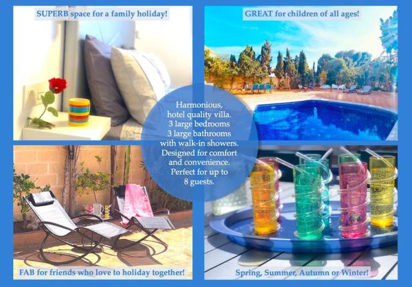 The Luxury Villa at Pleamar 30 Holiday Rental, Punta Prima, Torrevieja, Reservar Vila Casas de Campo em Punta Prima, Casa de campo / Cottage