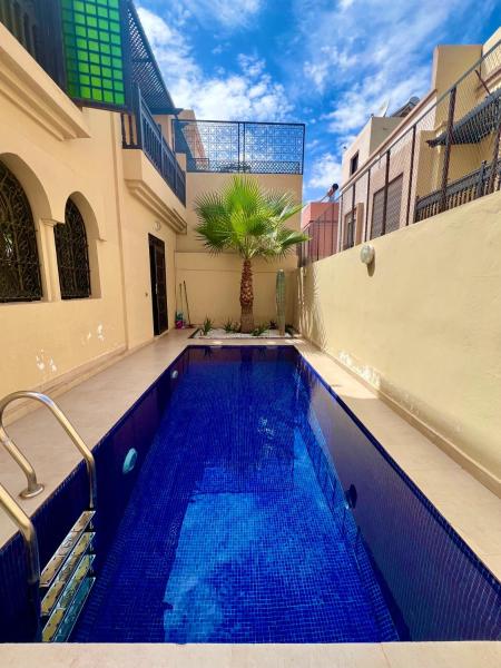 Villa Al Nour avec piscine, Reservar  Hotéis em Marrakech-Tensift-Haouz com piscina, Piscina