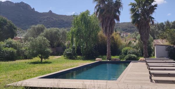 Villa Callochiusa avec piscine 15mn Bonifacio, Reservar  Figari South Corsica