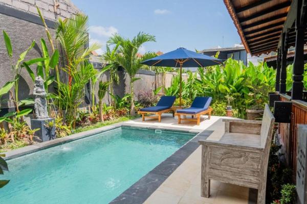 Villa Lalupa Joglo, Reservar  Hotéis em Bali com piscina, Piscina