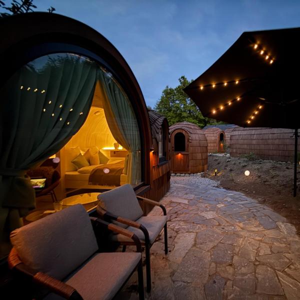 NEU Feinzeit Chalet mit privater Sauna, Reservar Chalé Frensdorf Upper Franconia