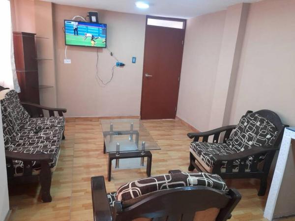 402 Comfy Apt WiFi kitchen SmartTV Central at Callao, Reservar  Callao 