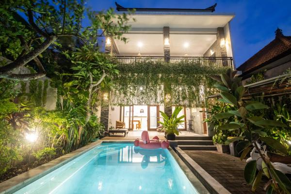 3BR Private Pool Galathe Villa-Canggu, Reservar  Hotéis em Bali com piscina, Piscina