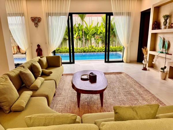 Villa Sensara Sunset Luxury 3BR, Reservar  Hotéis em Bali com piscina, Piscina