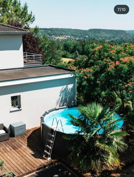 La Villa des Pins de Périgueux, Clim, Piscine, Vue, Reservar  Antonne-et-Trigonant White Perigord
