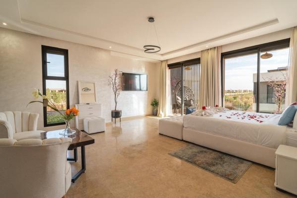 Luxury Villa Hammam Piscine chauffeé sans Vis Avis, Reservar  El Harkat 
