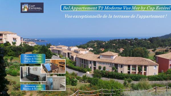 Appartements Modernes Vue Mer à Cap Estérel, Reservar  Hotéis em Saint-Raphael com piscina, Piscina