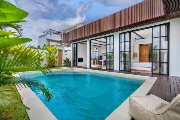 Palm Sugar Villa - Stylish 3BR Retreat with Pool, Reservar  Hotéis em Bali com piscina, Piscina