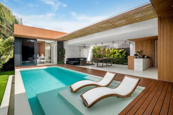 Green Flow Ubud Villas, Reservar Vila Hotéis em Bali com piscina, Piscina