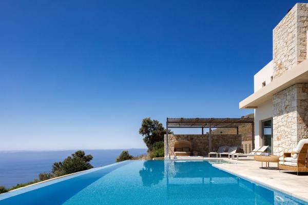 Melampes Villa, Seaview Escape, Heated Pool & Spa, By ThinkVilla, Reservar  Hotéis em Mélambes com Piscina, Piscina