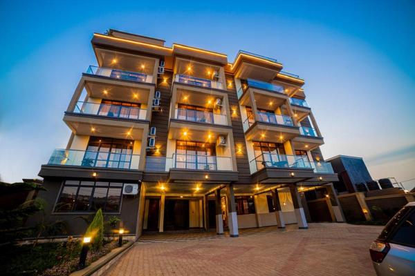 Masanyu Suites- Spacious Two bedroom Apartment with Rooftop Lounge and HealthClub, Reservar Apartamento Hotéis em Campala com Estacionamento, Estacionamento