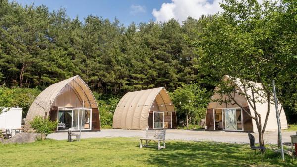 Gangneung Wow Park Glamping, Reservar Parque de campismo Campismo e glamping em Gangwon-Do, Parque de campismo